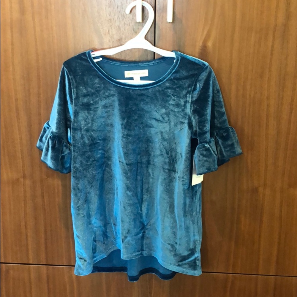 Velvet tunic